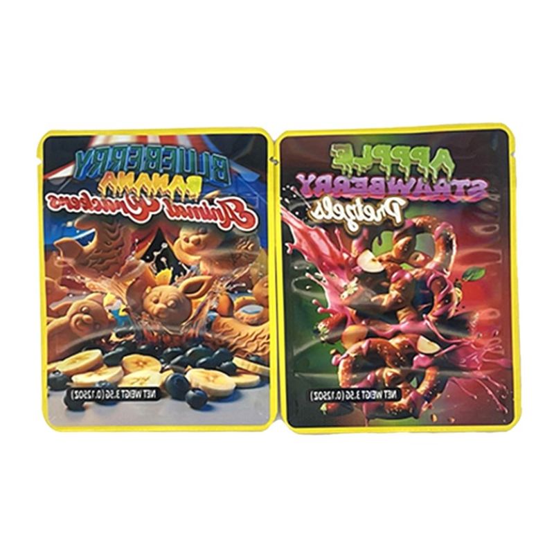 Cannabis THC Edible Mylar Bags for Gummies & Infused Treats